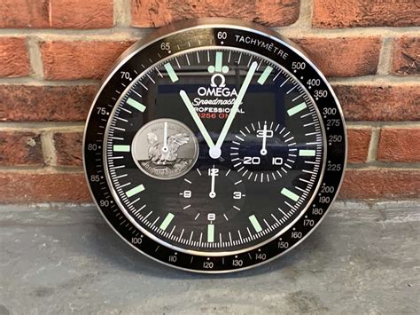 omega speedmaster wall clock